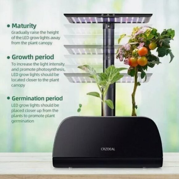 [New] Indoor Garden LED Grow Light, Adjustable Hydroponics Growing System - Picture 5 of 6